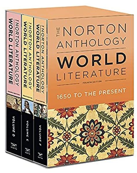 literature of the west. . The norton anthology of world literature volume f pdf